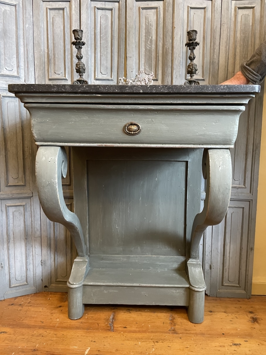 Consoletafel Wandconsole Trumeau Sidetable Louis Philippe - Afbeelding 20