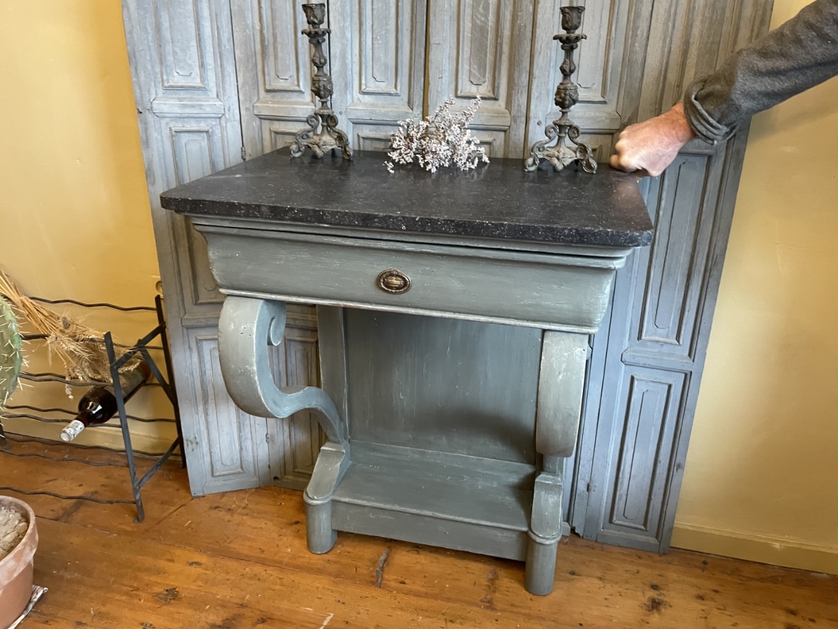 Consoletafel Wandconsole Trumeau Sidetable Louis Philippe - Afbeelding 21