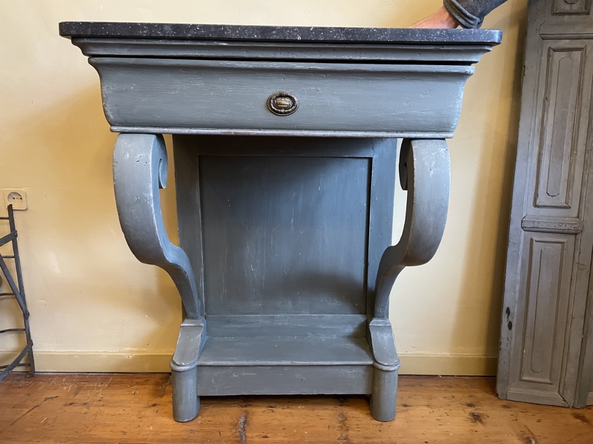 Consoletafel Wandconsole Trumeau Sidetable Louis Philippe - Afbeelding 22