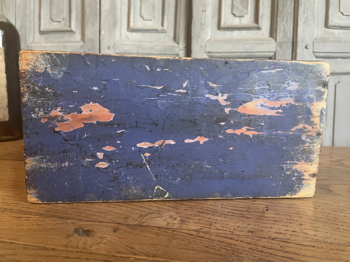 Oud Kistje Bruidskistje Handgeschilderd - Afbeelding 8