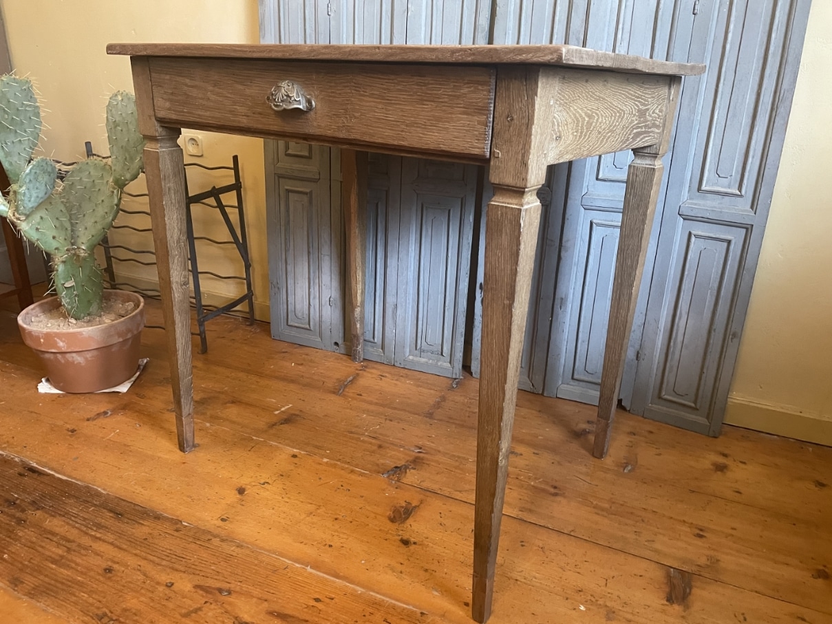 Tafel Keukentafeltje Bijzettafel Eiken - Afbeelding 19