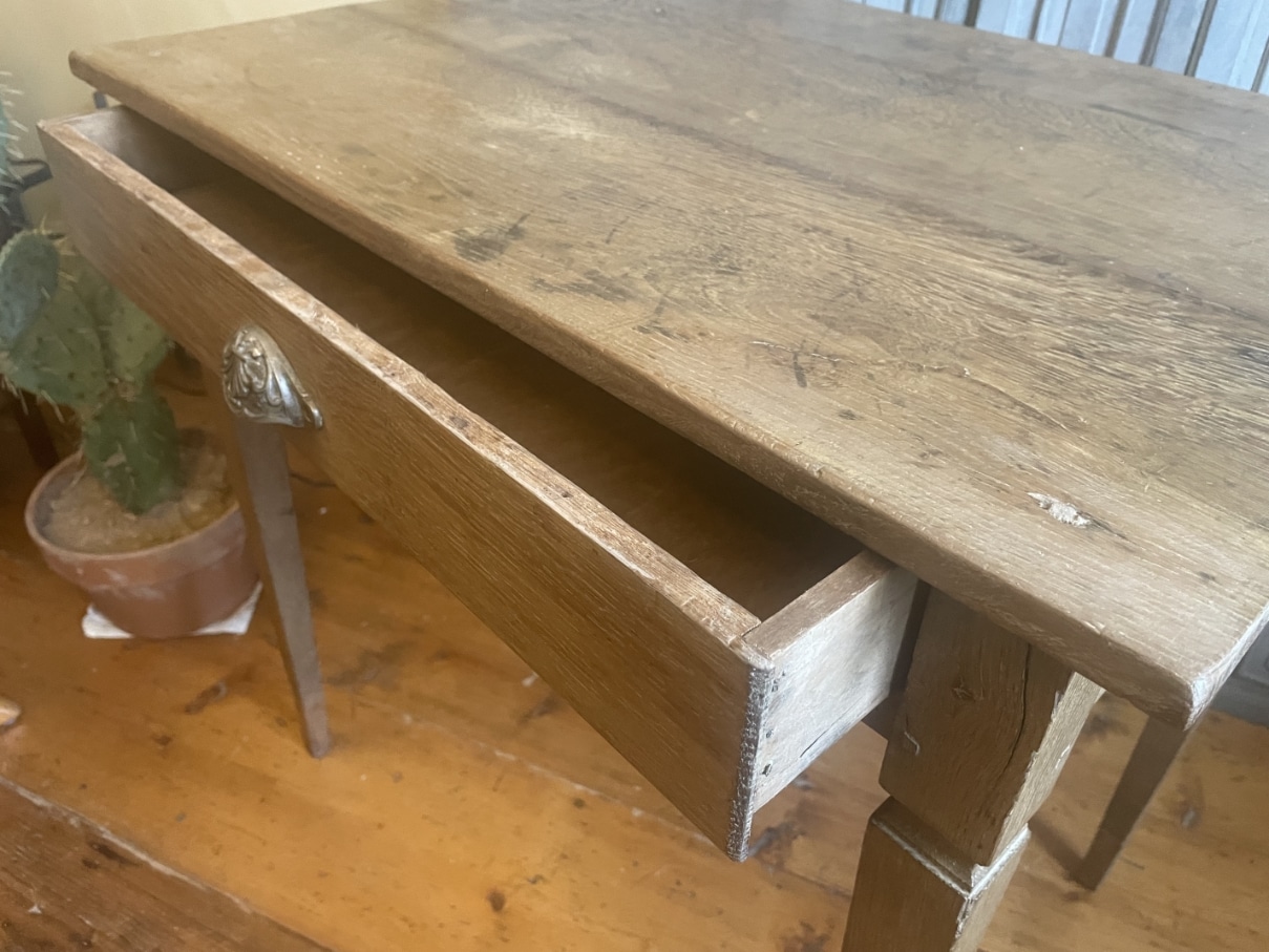 Tafel Keukentafeltje Bijzettafel Eiken - Afbeelding 4