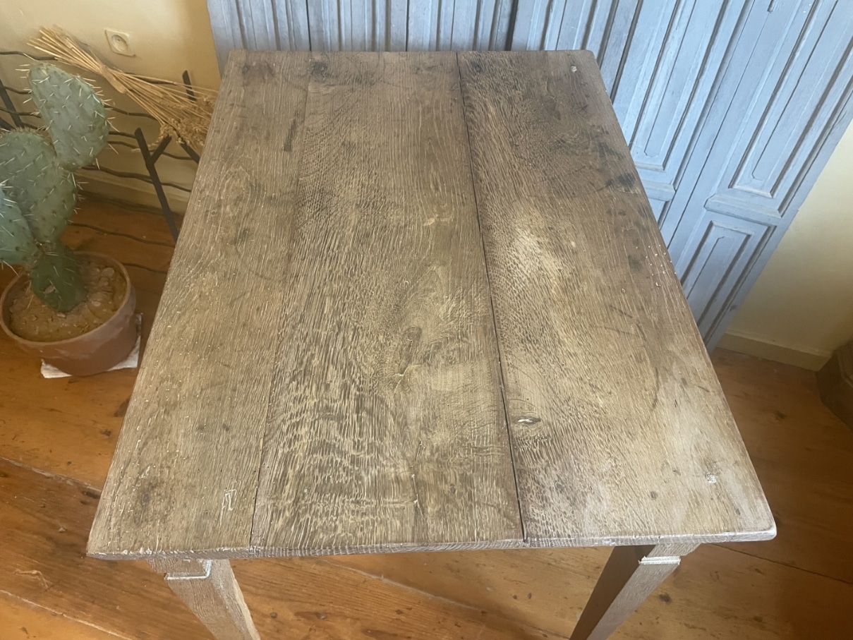 Tafel Keukentafeltje Bijzettafel Eiken - Afbeelding 9