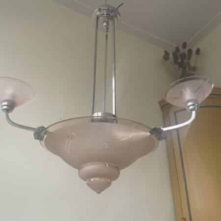 Plafondlamp Hanglamp Art Deco 1930