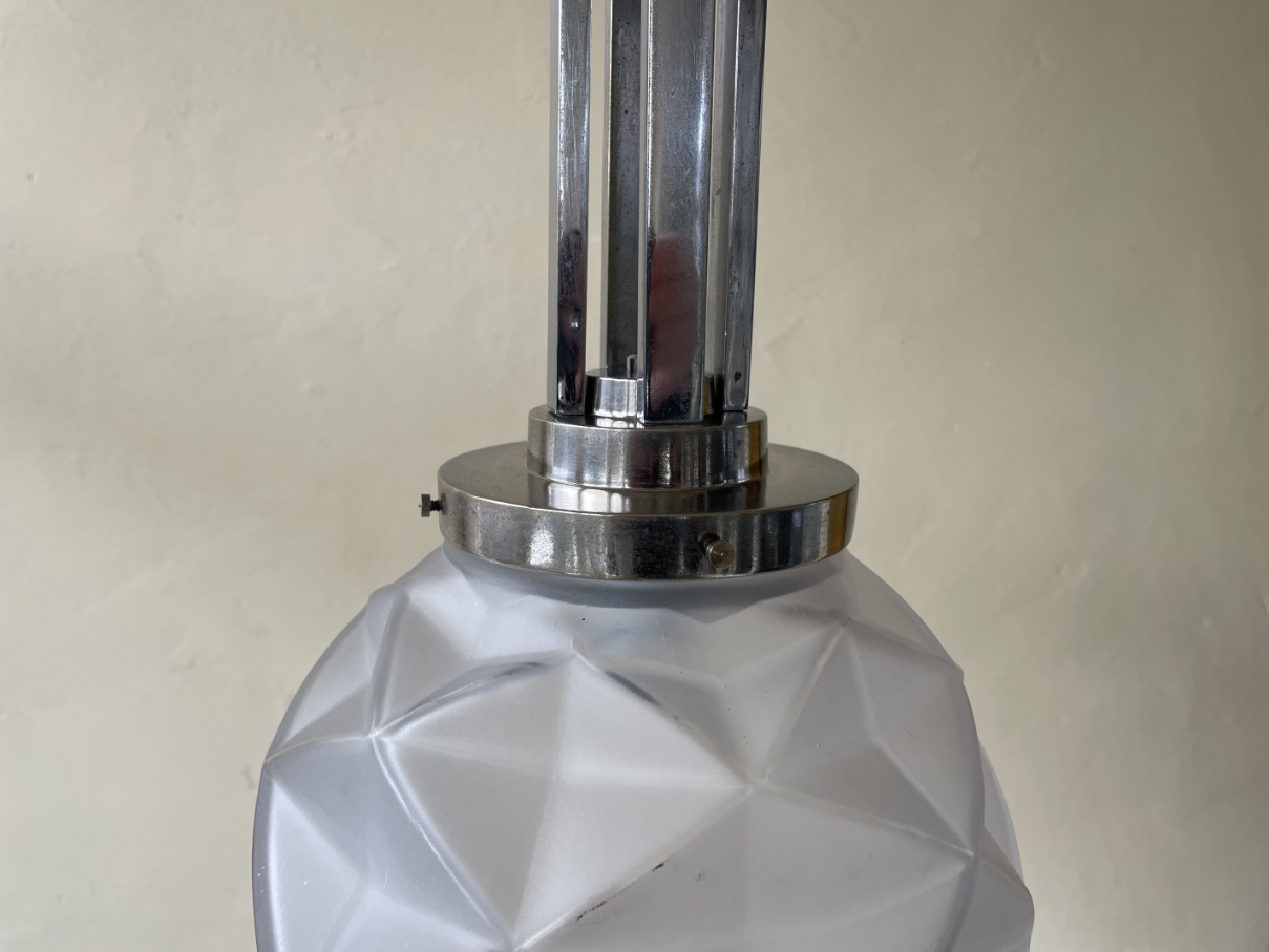 Lamp Hanglamp Art Deco 1930 - Afbeelding 5