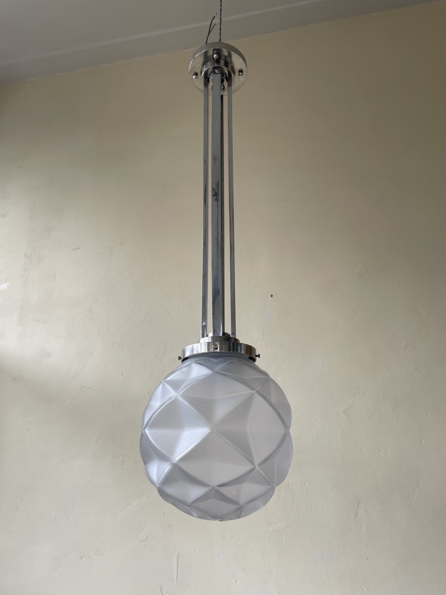 Lamp Hanglamp Art Deco 1930 - Afbeelding 8