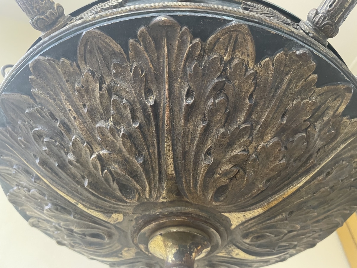 19e eeuws Kerklamp Hanglamp Adelaar - Afbeelding 13