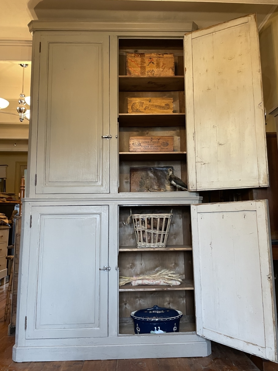 Kast Hoge Vitrinekast Keukenkast Buffetkast 266 cm. - Afbeelding 2