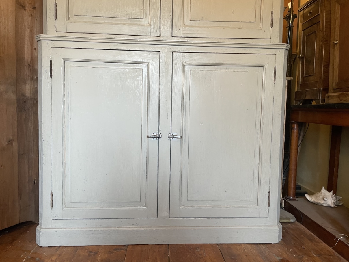 Kast Hoge Vitrinekast Keukenkast Buffetkast 266 cm. - Afbeelding 6