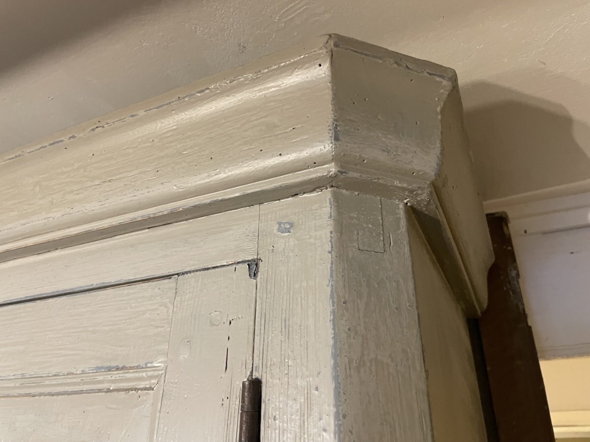 Kast Hoge Vitrinekast Keukenkast Buffetkast 266 cm. - Afbeelding 10