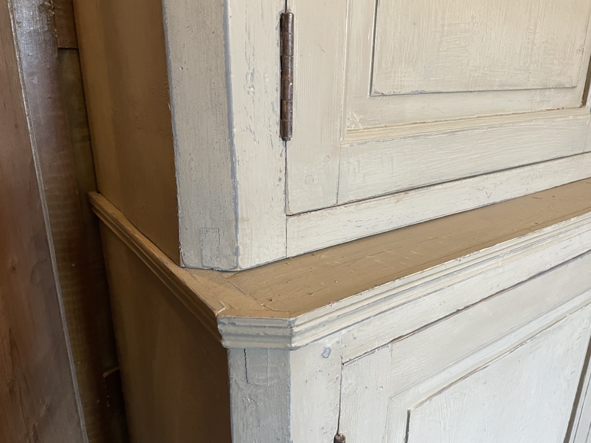 Kast Hoge Vitrinekast Keukenkast Buffetkast 266 cm. - Afbeelding 11