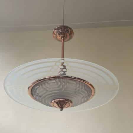 Lamp Art Deco 1930 Schijflamp Druiven