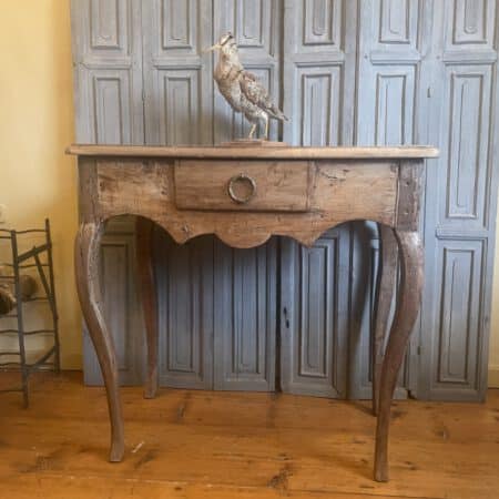 Tafel Bijzettafel Louis XV Kersenhout