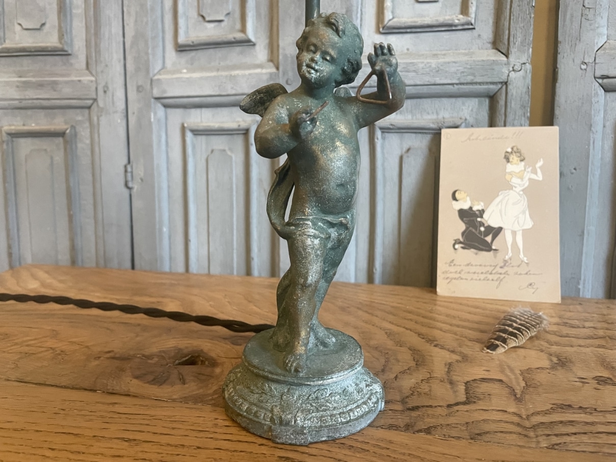 Tafellamp Schemerlamp Engel (cherubijn) - Afbeelding 2