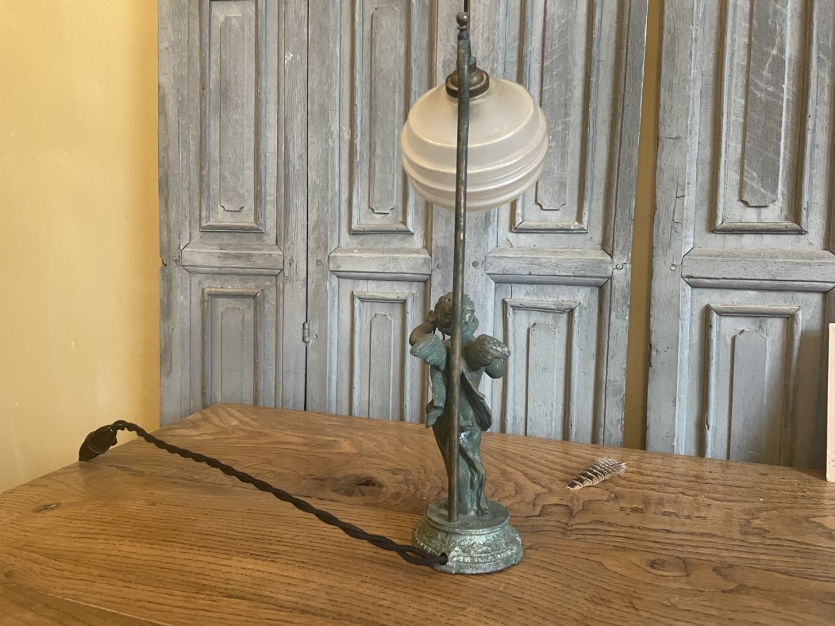 Tafellamp Schemerlamp Engel (cherubijn) - Afbeelding 12