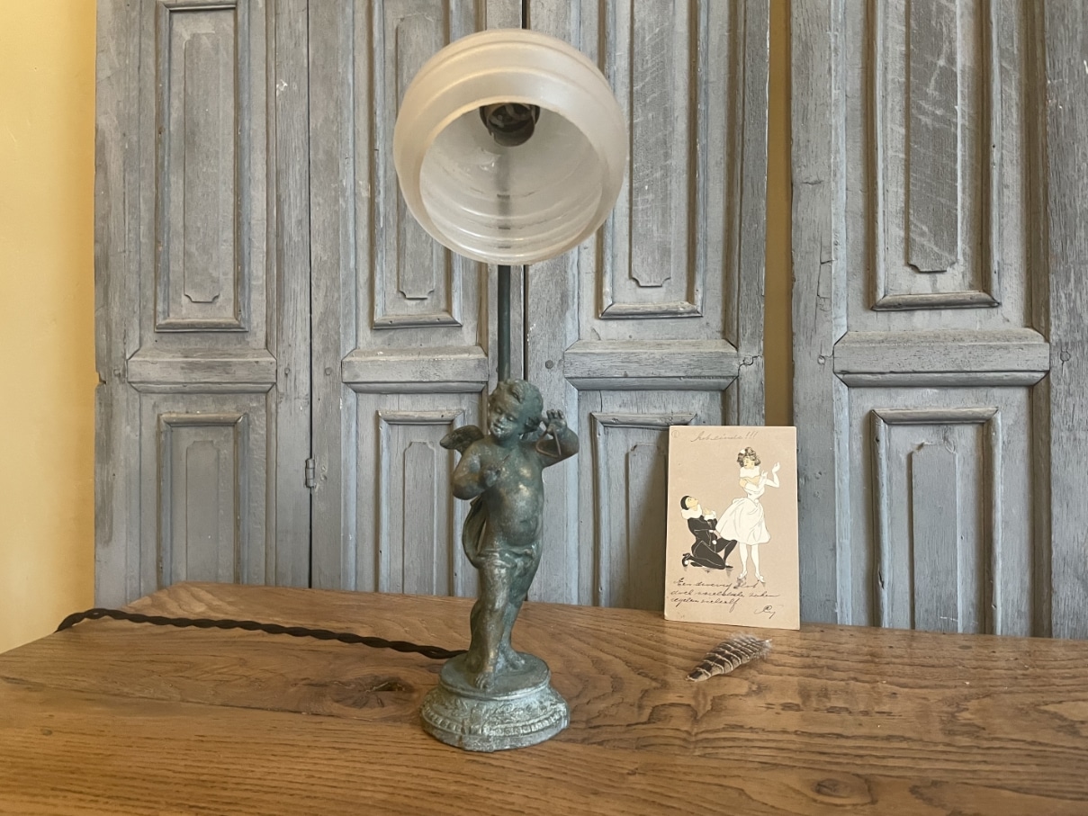 Tafellamp Schemerlamp Engel (cherubijn) - Afbeelding 9