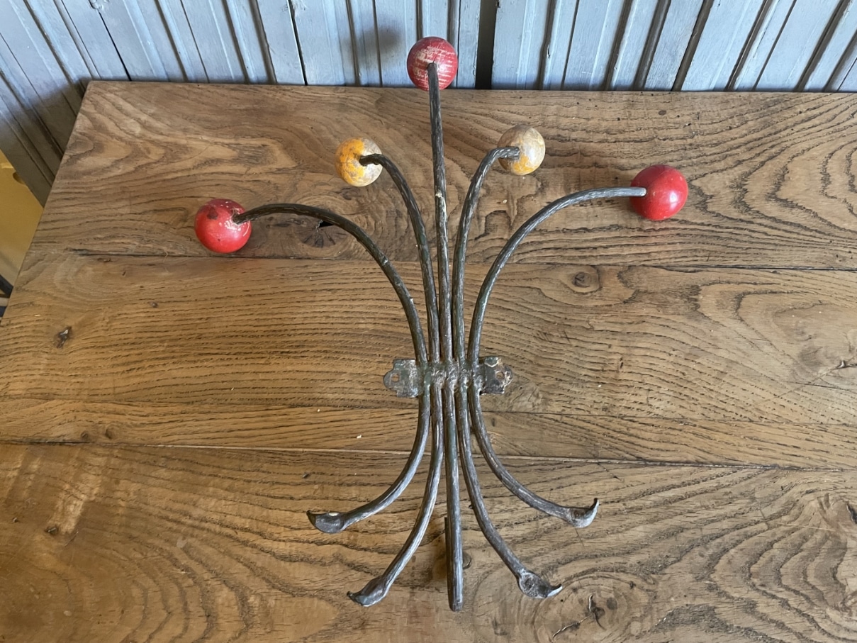 Wandkapstok met houten ballen Kapstok - Afbeelding 11