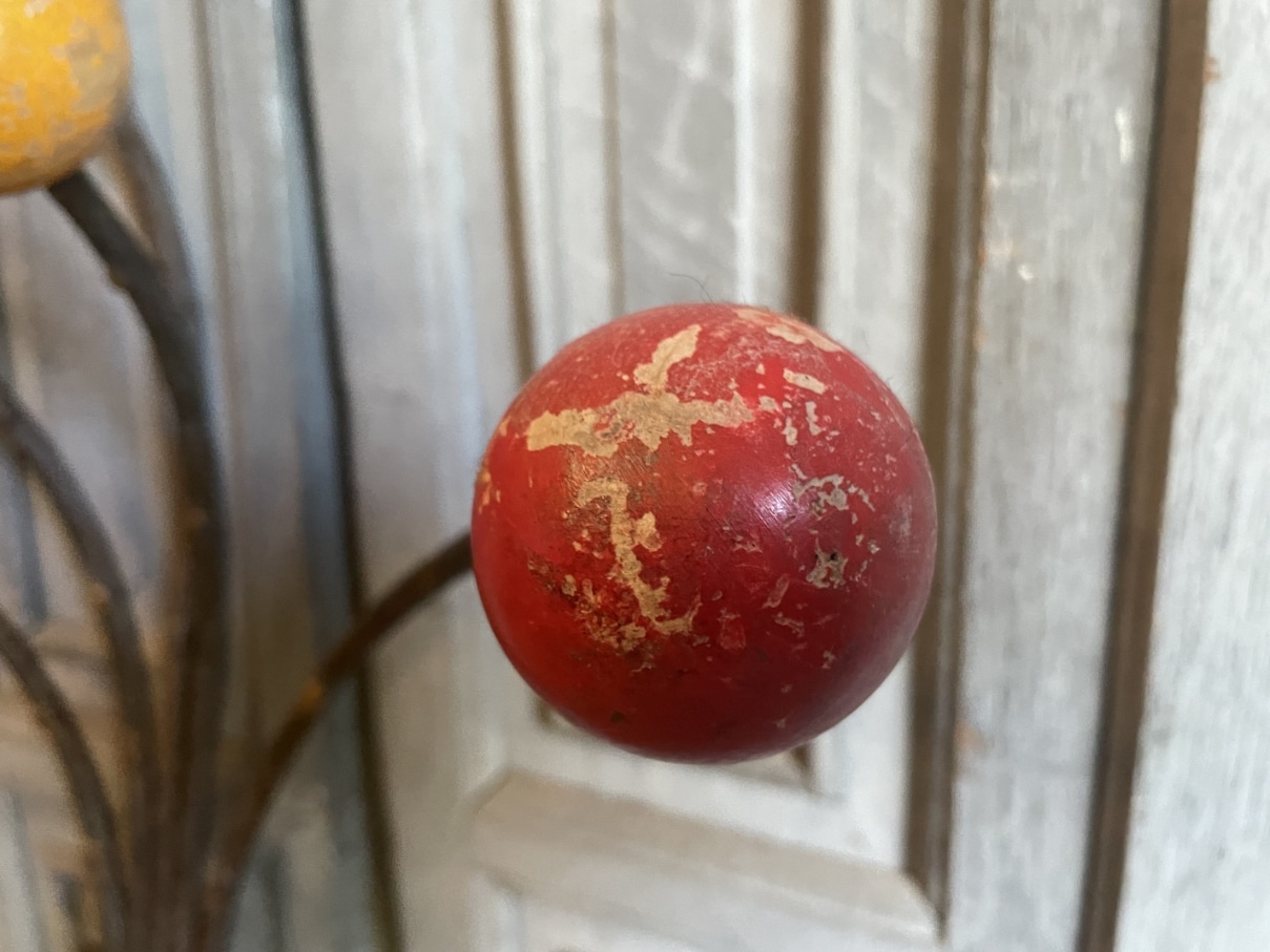 Wandkapstok met houten ballen Kapstok - Afbeelding 4