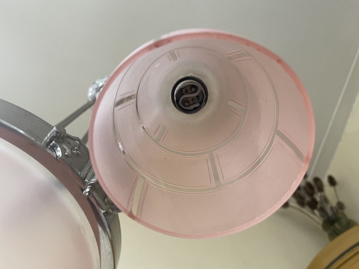 Plafondlamp Hanglamp Lamp art deco 1930 - Afbeelding 14