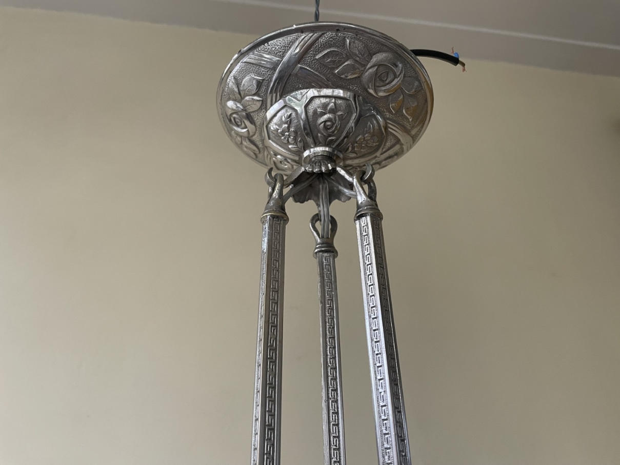 Plafondlamp Hanglamp Lamp art deco 1930 - Afbeelding 4