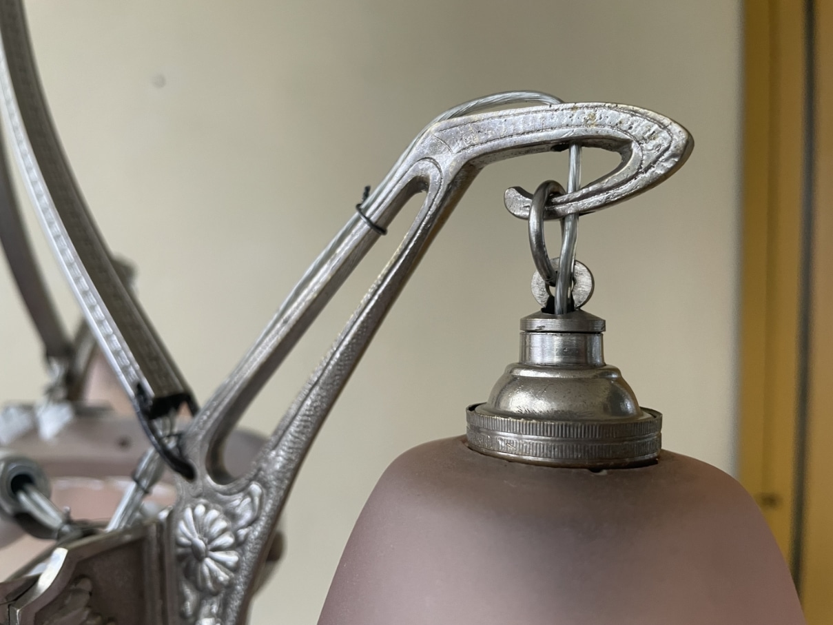 Plafondlamp Hanglamp Lamp art deco 1930 - Afbeelding 9