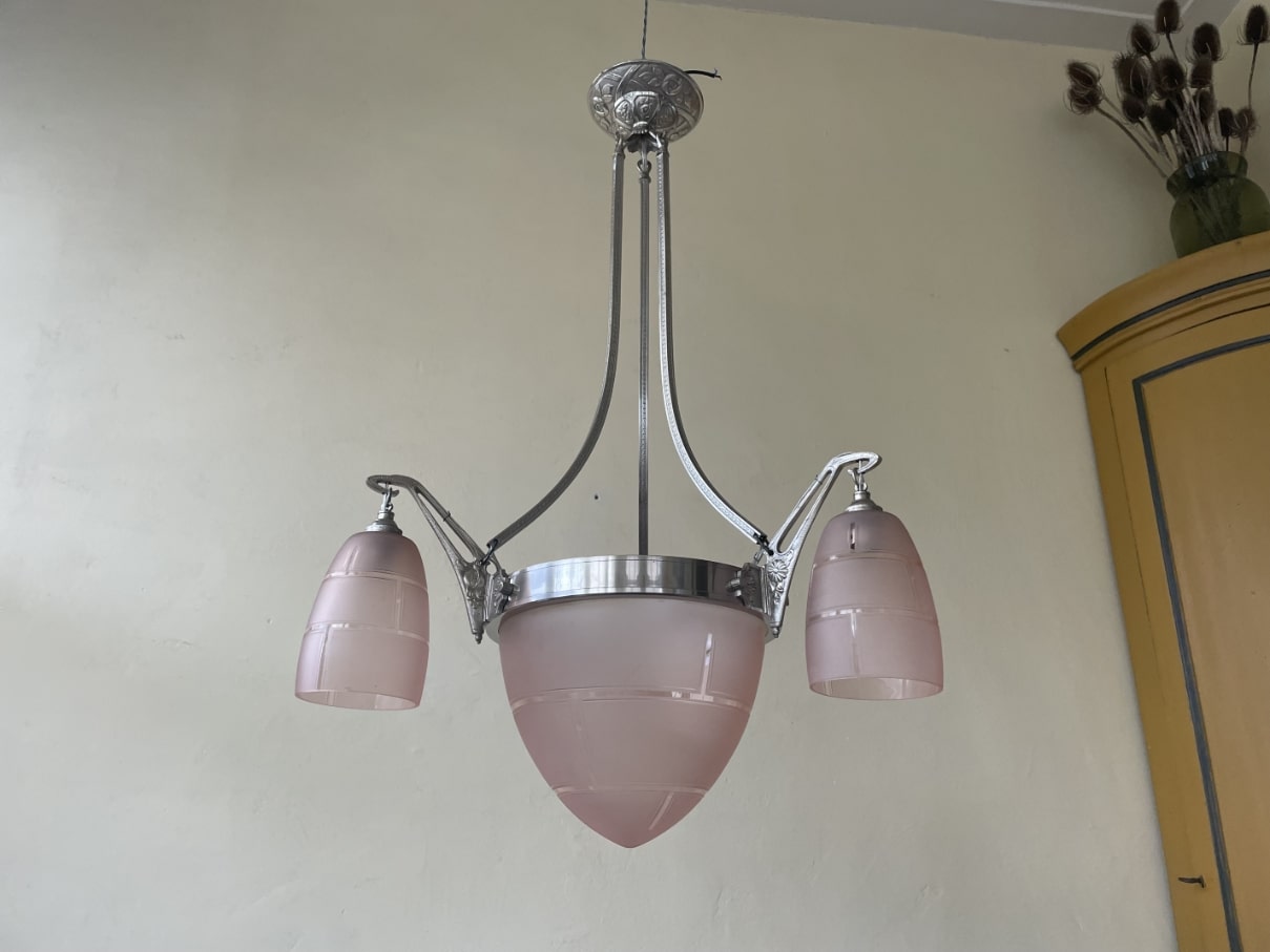 Plafondlamp Hanglamp Lamp art deco 1930