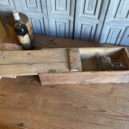 Houten kist met Schuifdeksel