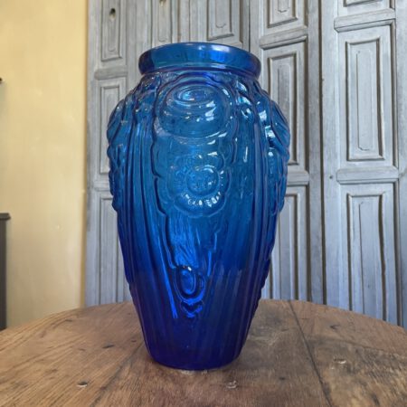 Vaas Art Deco 1930 Kobalt Blauw