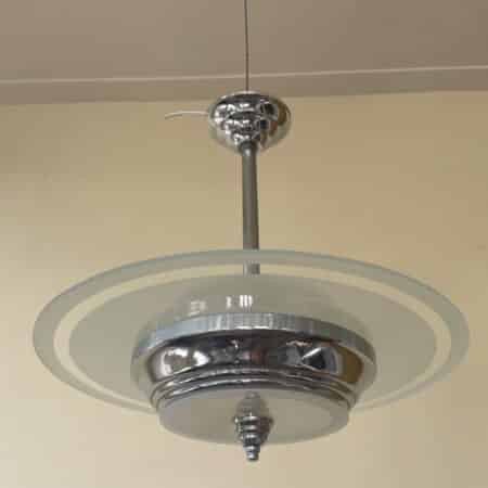 Lamp Art Deco 1930 Schijflamp