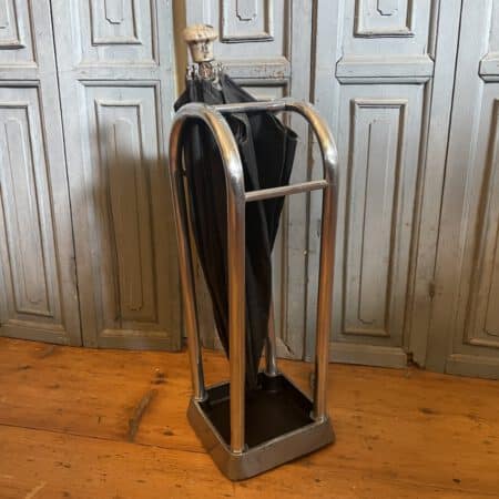 Paraplustandaard Paraplubak Art Deco 1930 Aluminium