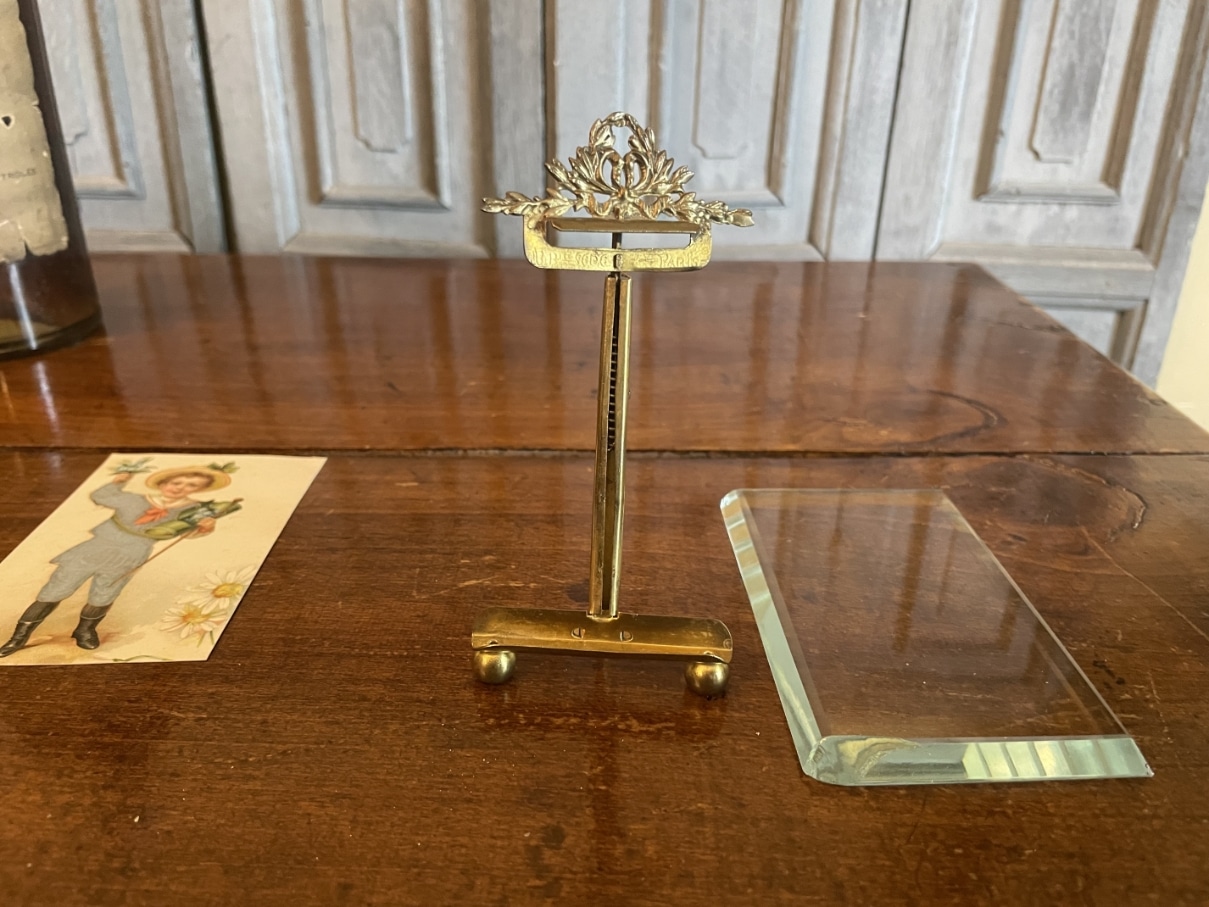 Striklijstje Messing Fotolijstje geslepen glas - Afbeelding 11