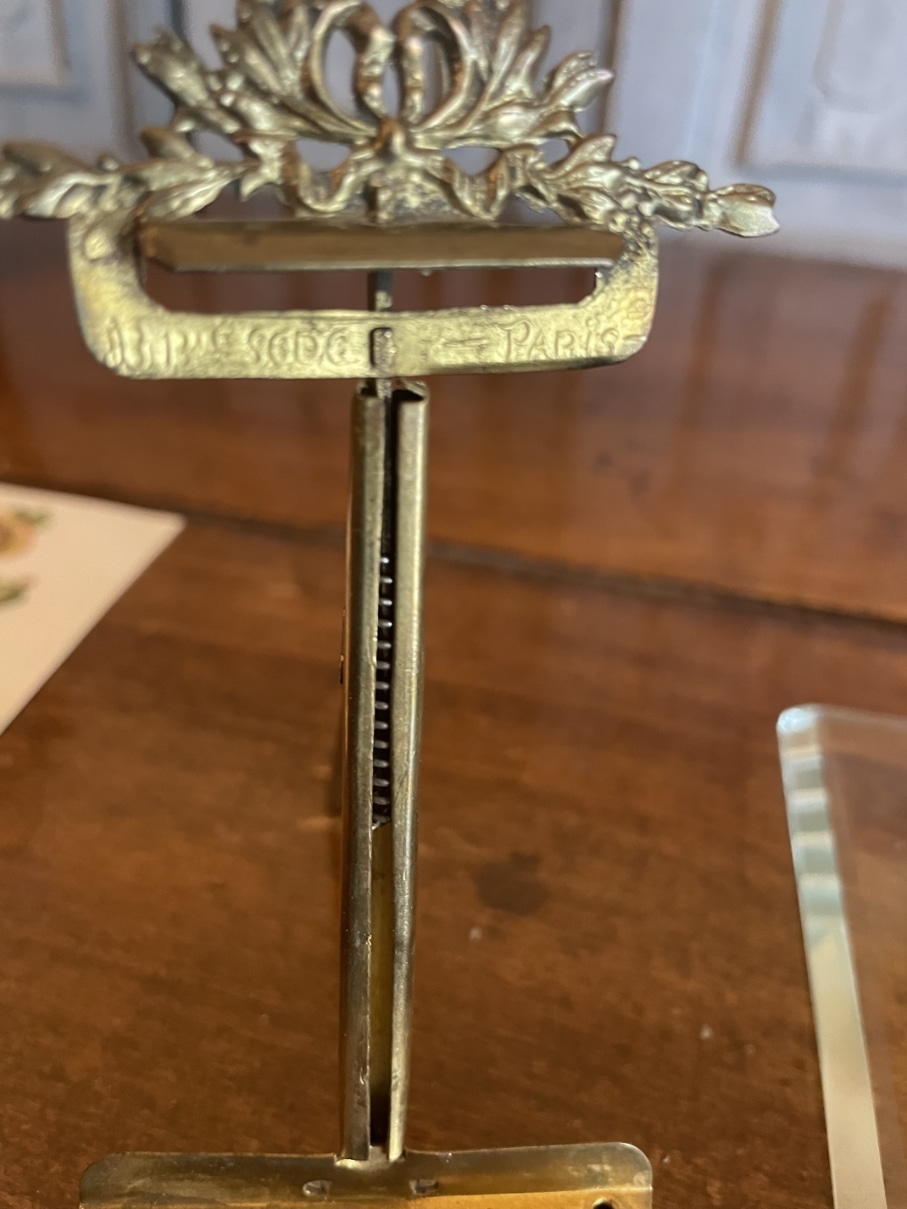 Striklijstje Messing Fotolijstje geslepen glas - Afbeelding 12