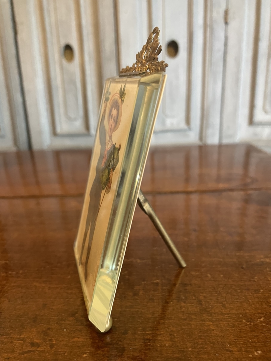 Striklijstje Messing Fotolijstje geslepen glas - Afbeelding 4