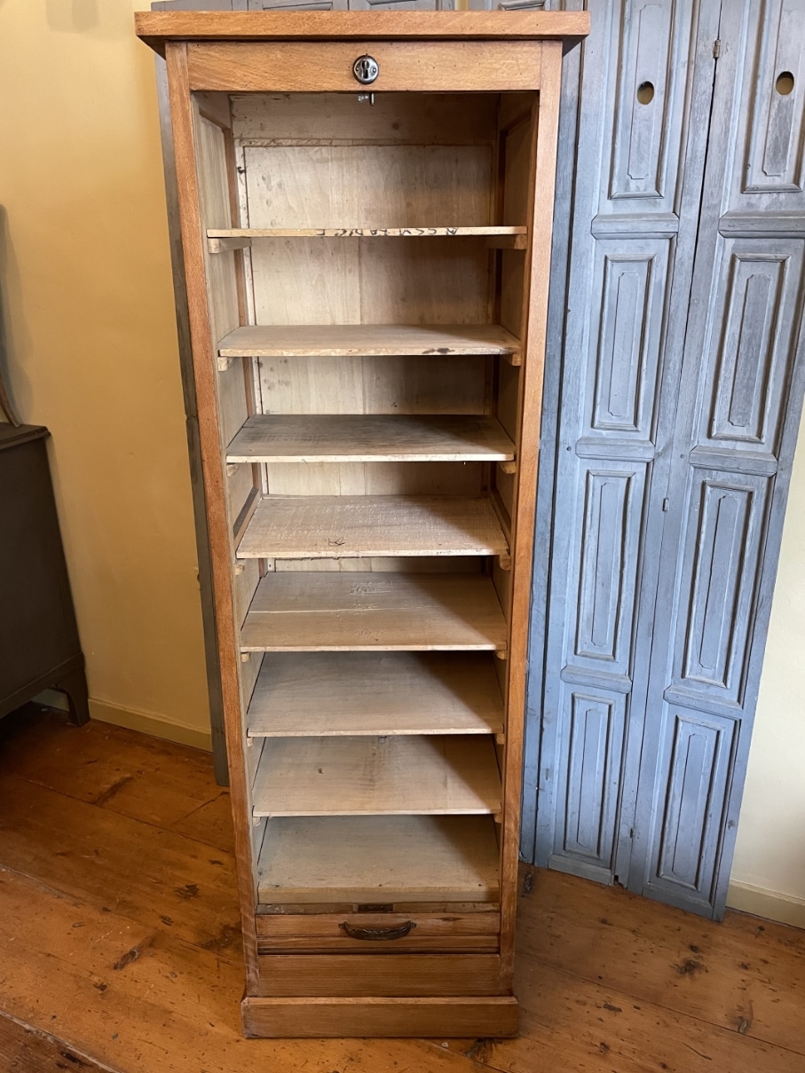 Rolluikkast Archiefkast Muziekkast Art Deco - Afbeelding 13