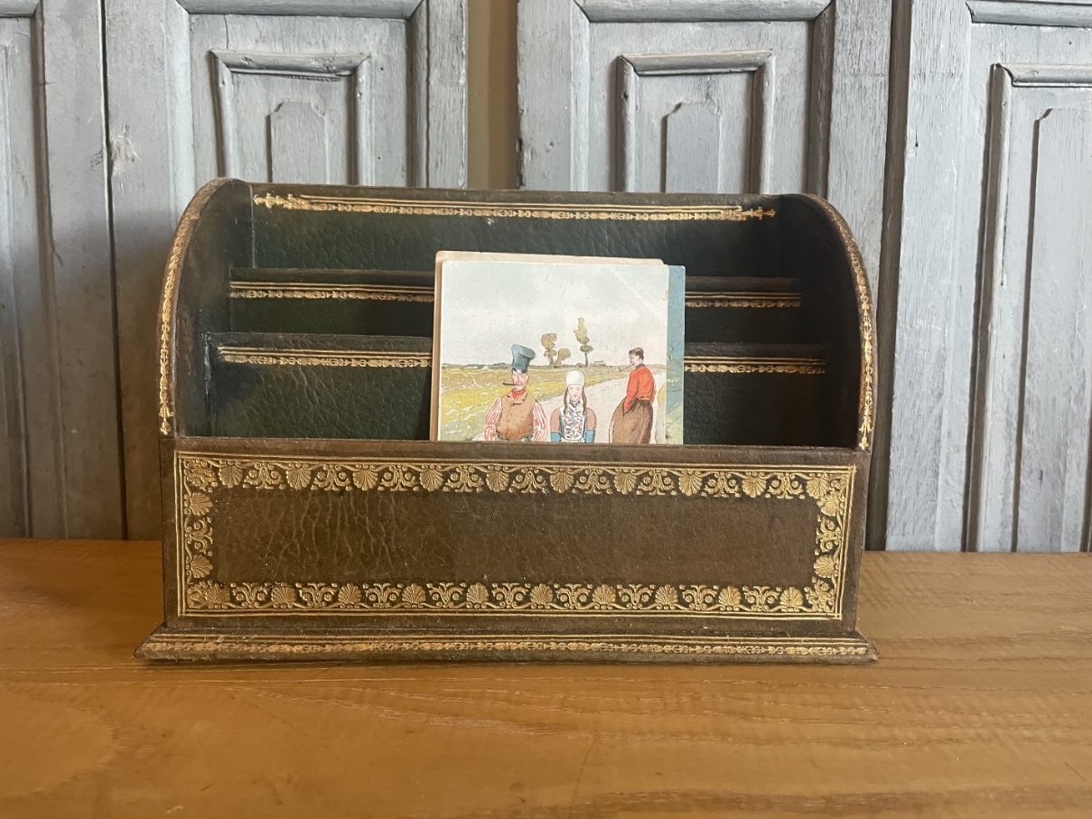 Postbakje Brievenbakje Leer