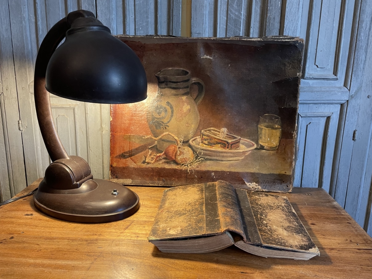 Bureaulamp Tafellamp Bakeliet Eric Kirkman Cole