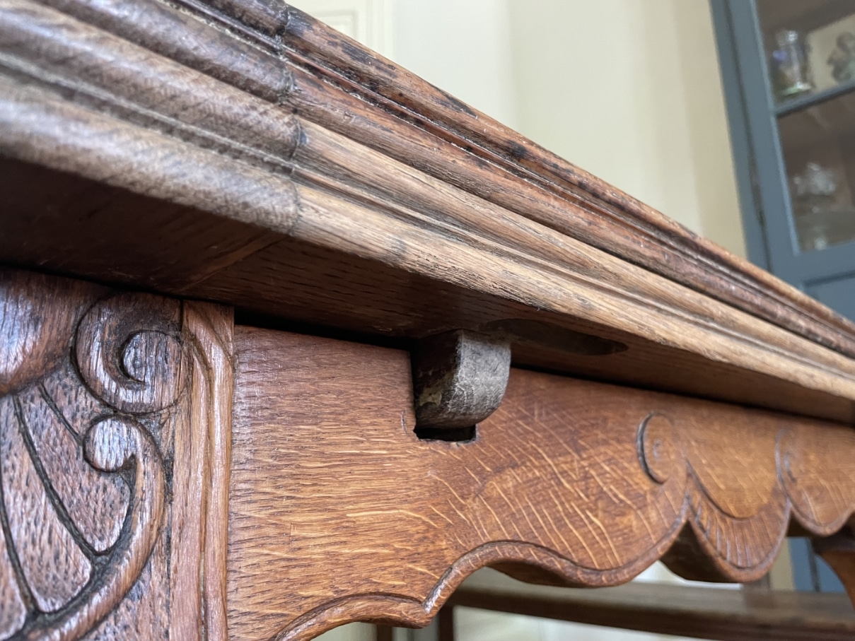 Eettafel Uittrektafel Louis XV Stijl 229 cm. - Afbeelding 12