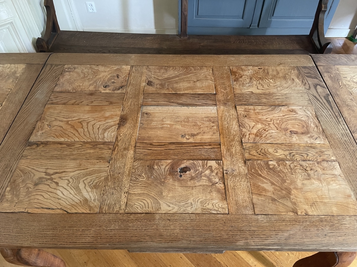 Eettafel Uittrektafel Louis XV Stijl 229 cm. - Afbeelding 18