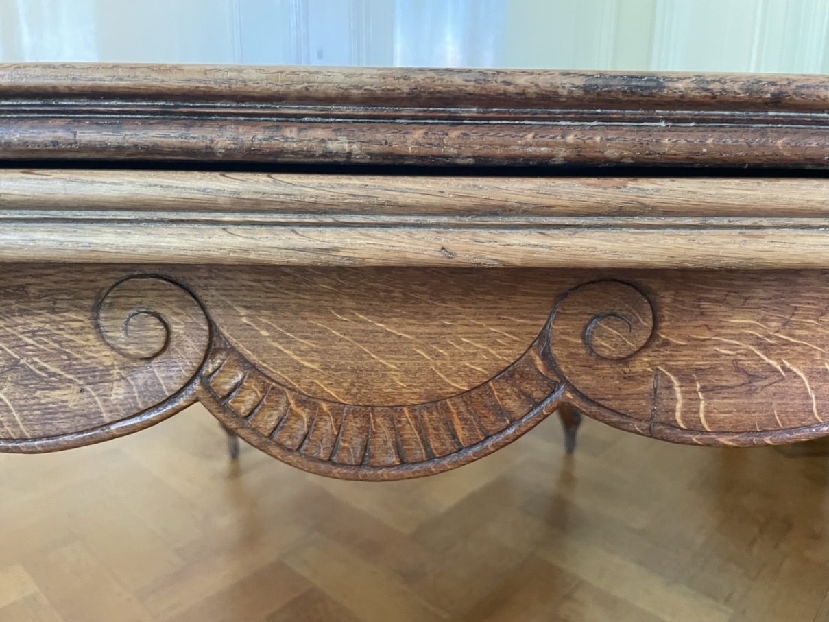 Eettafel Uittrektafel Louis XV Stijl 229 cm. - Afbeelding 10