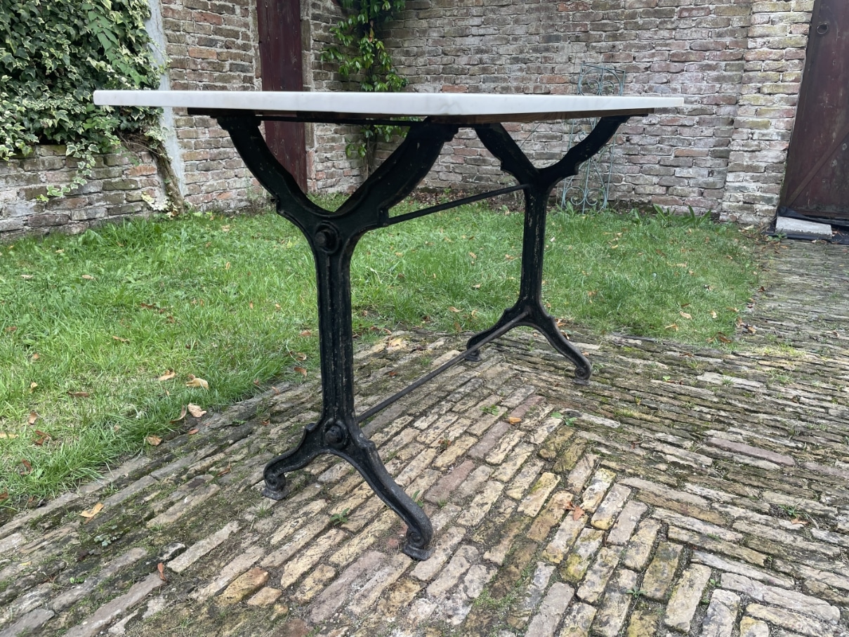 Tuintafel Bistrotafel Marmer - Afbeelding 2