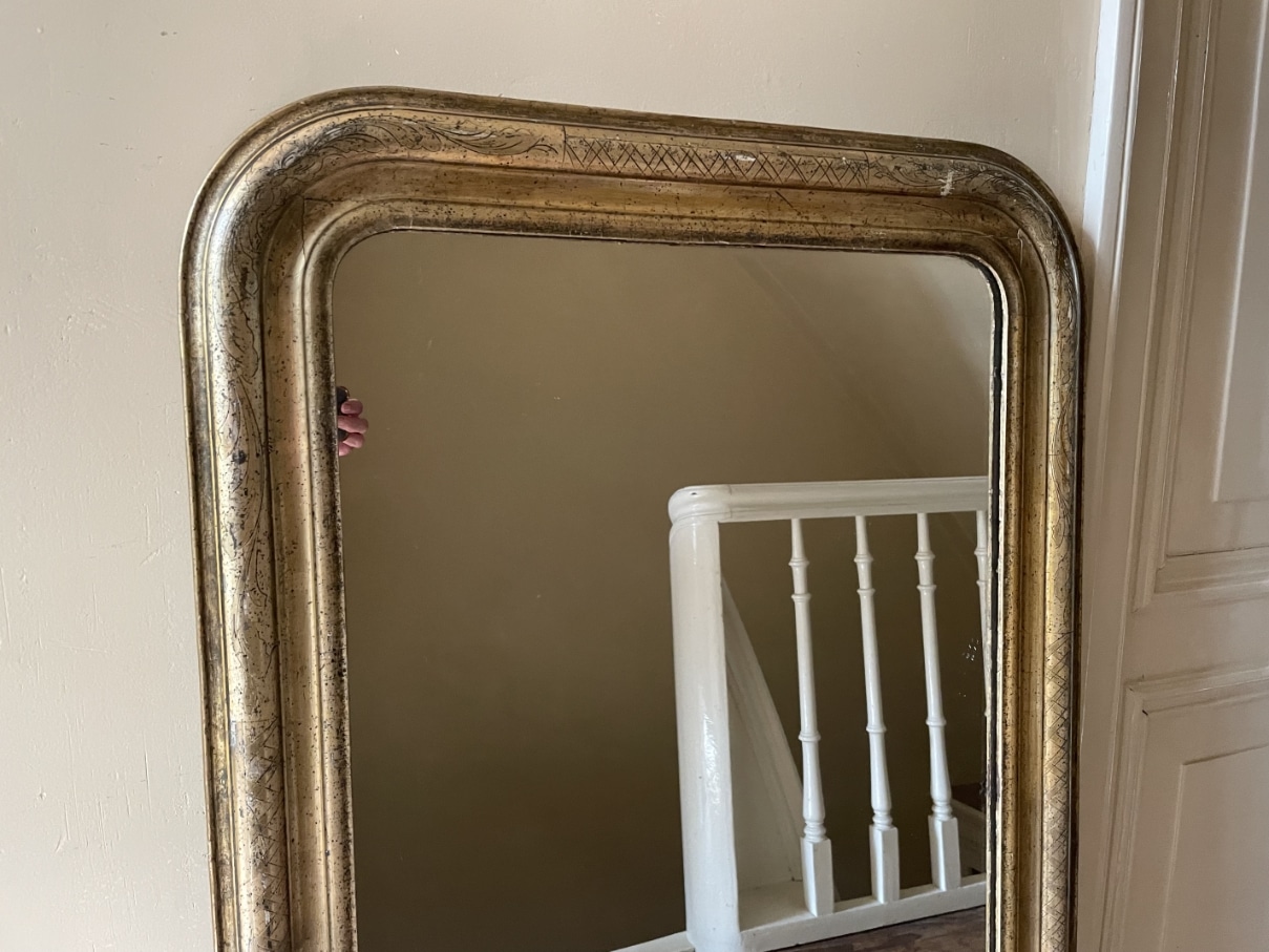 Spiegel Bladgoud 124 cm - Afbeelding 2