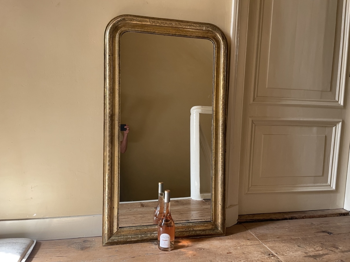 Spiegel Bladgoud 124 cm