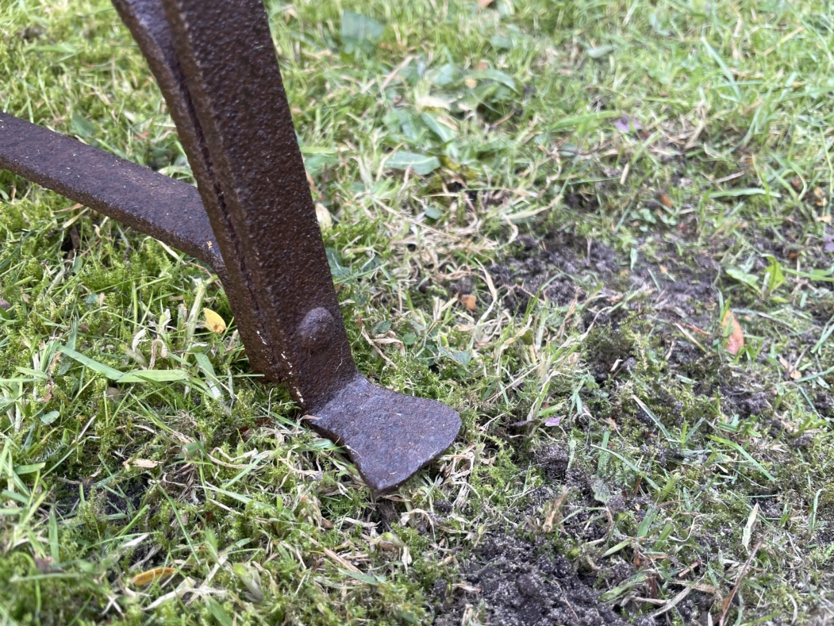 Tuinbank Halbank Bank met rugleuning - Afbeelding 11