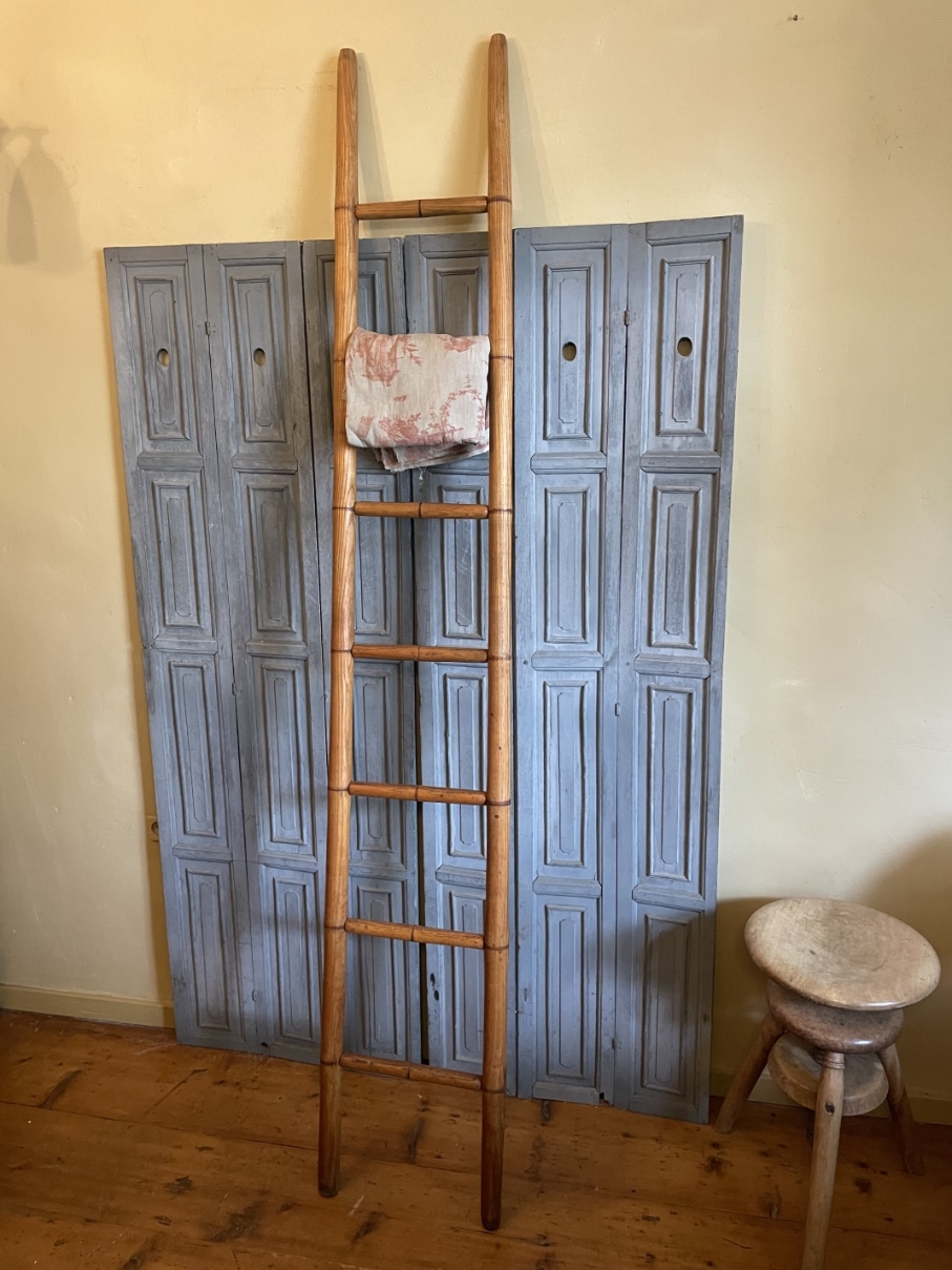 Bibliotheek Ladder Trap Faux Bamboe - Afbeelding 3
