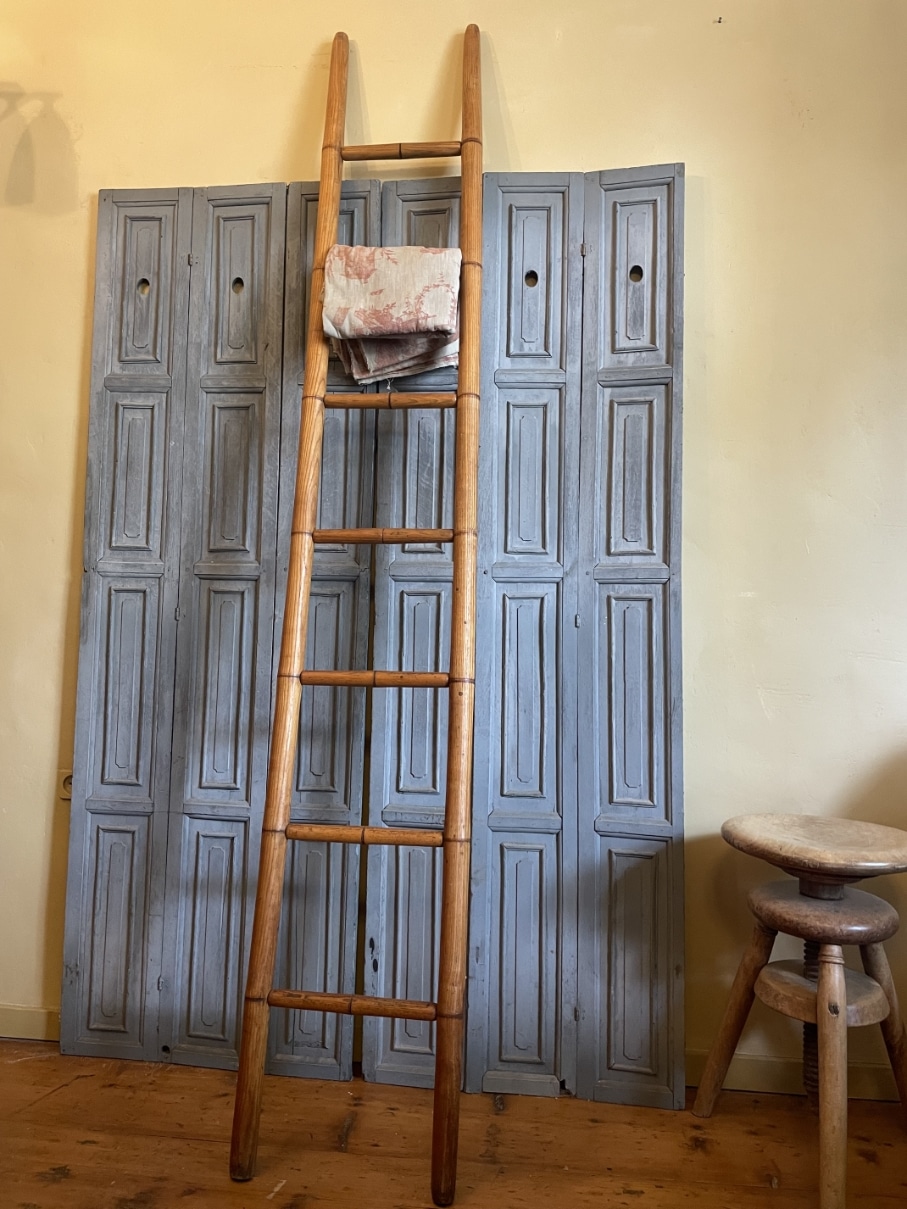 Bibliotheek Ladder Trap Faux Bamboe - Afbeelding 2