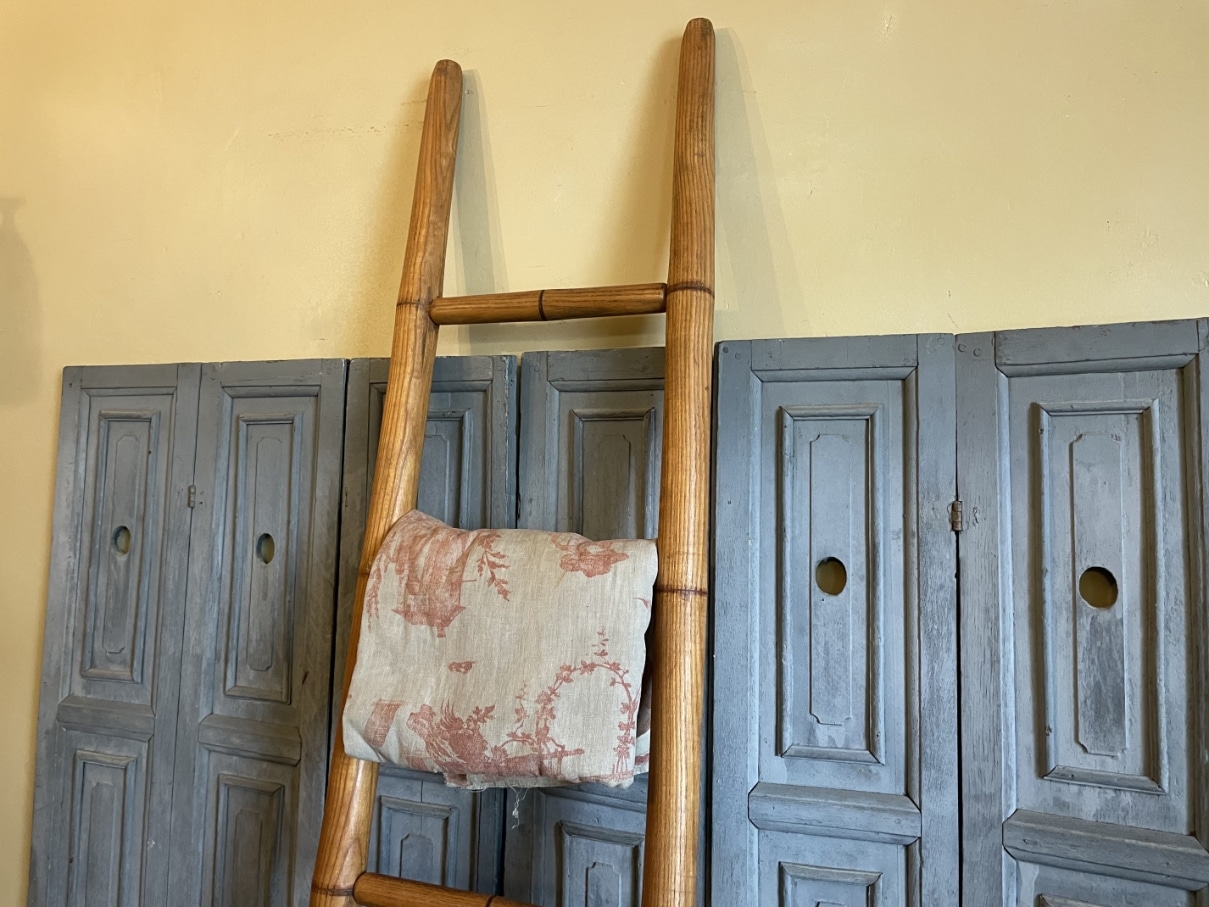 Bibliotheek Ladder Trap Faux Bamboe - Afbeelding 4