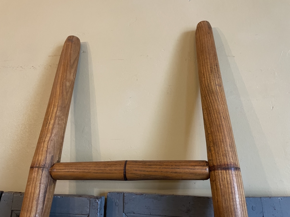 Bibliotheek Ladder Trap Faux Bamboe - Afbeelding 5