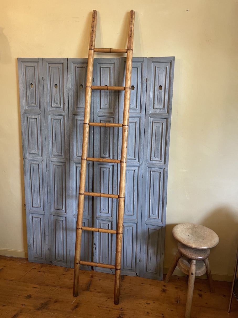 Bibliotheek Ladder Trap Faux Bamboe - Afbeelding 11