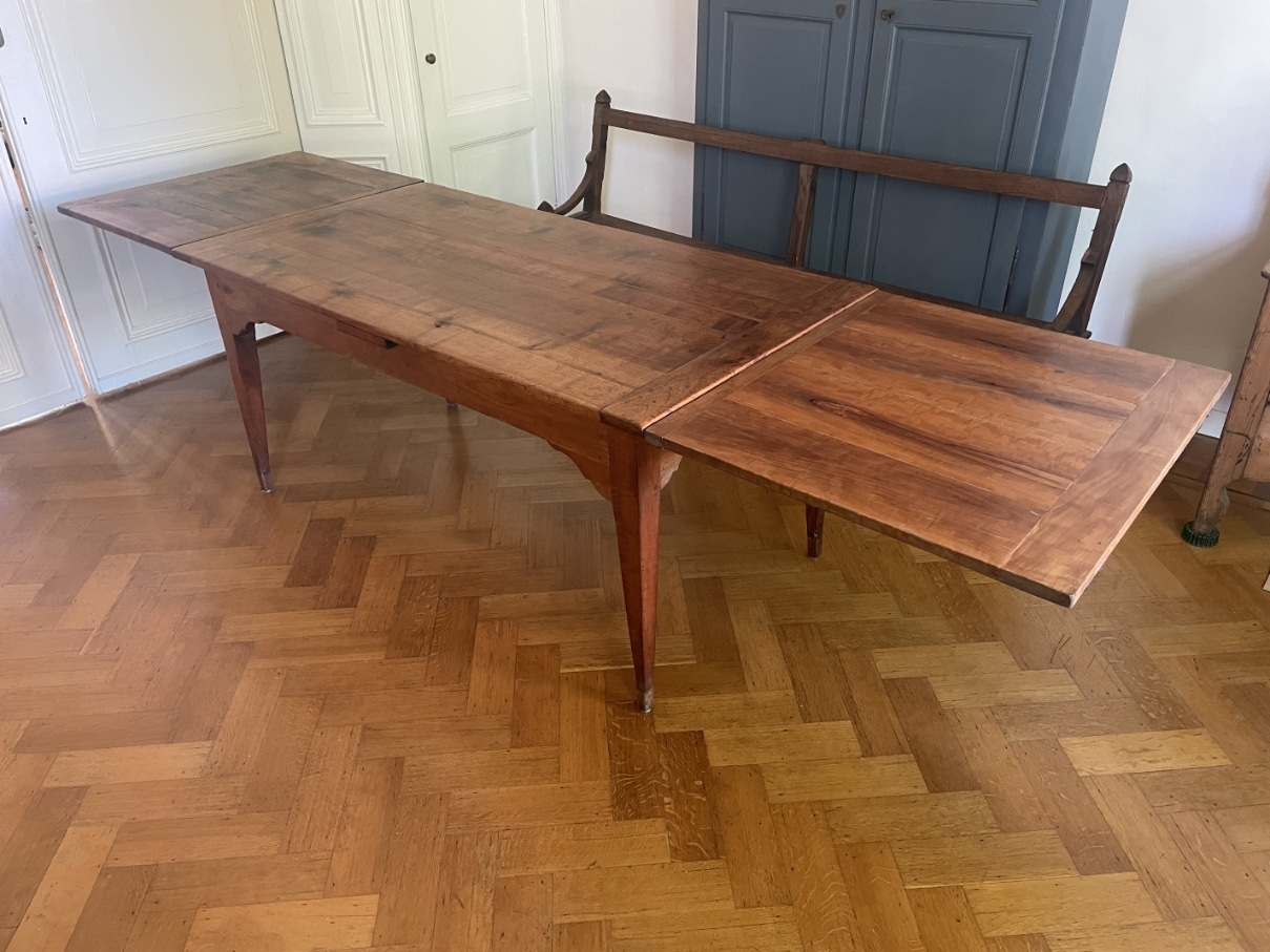 Uittrektafel Boerderijtafel Eettafel Frans - Afbeelding 3
