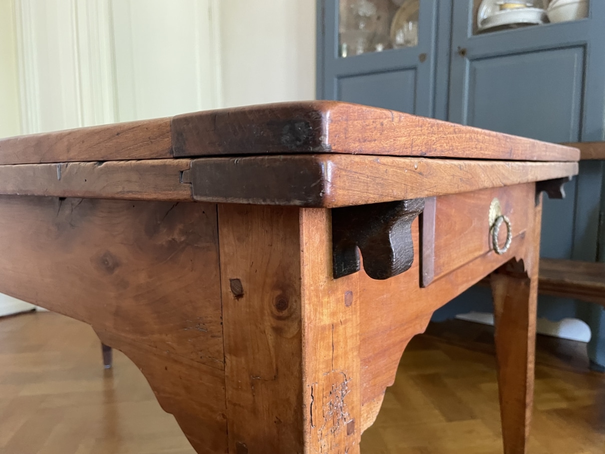 Uittrektafel Boerderijtafel Eettafel Frans - Afbeelding 21